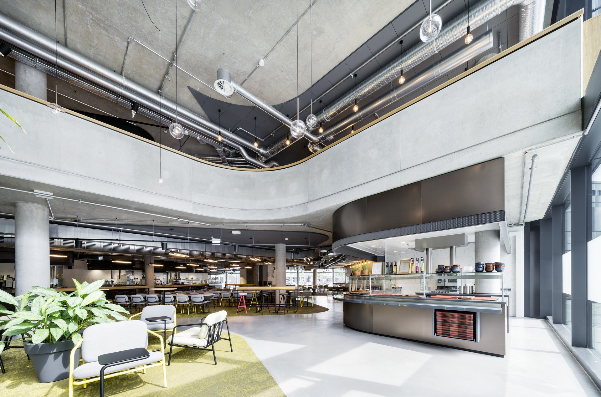 Zalando Headquarter Foodcourt Construction