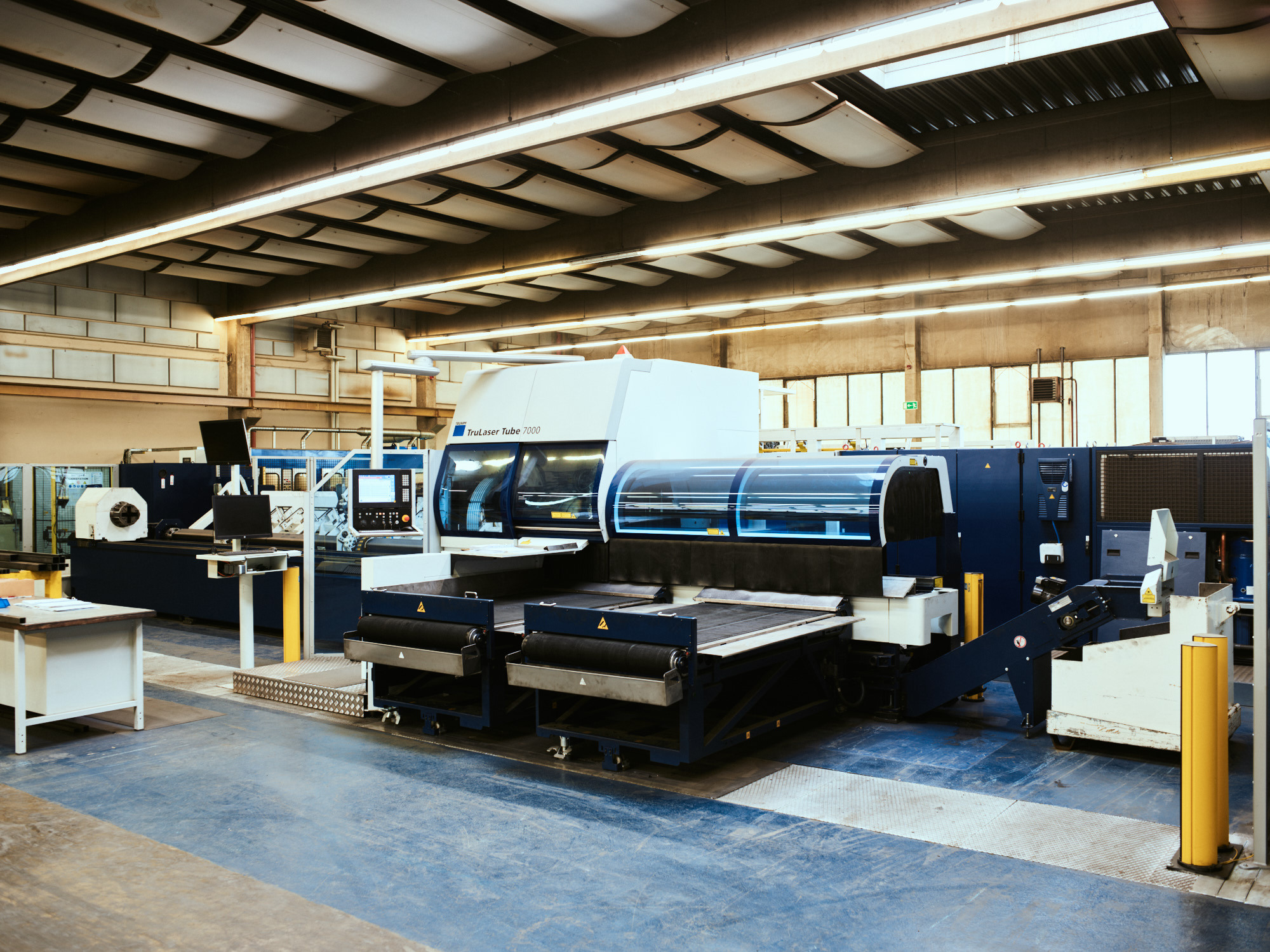 steel tubing machine at industrial contract manufacturing component production umdasch the store makers