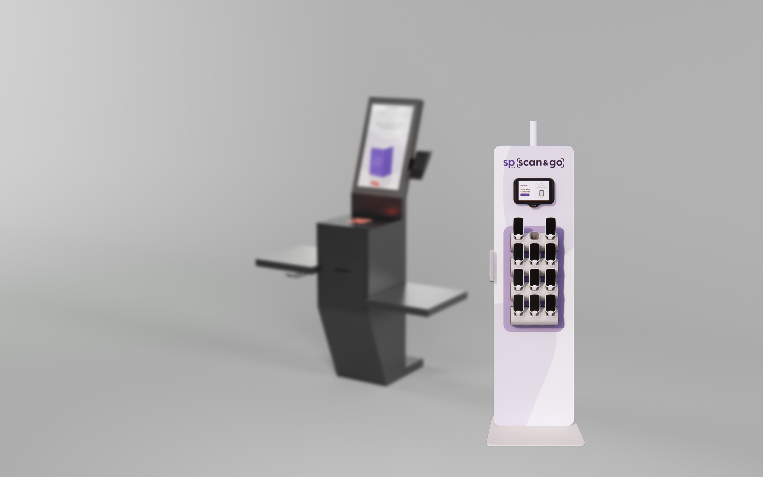Halterung für Handscanner zum Self-Checkout