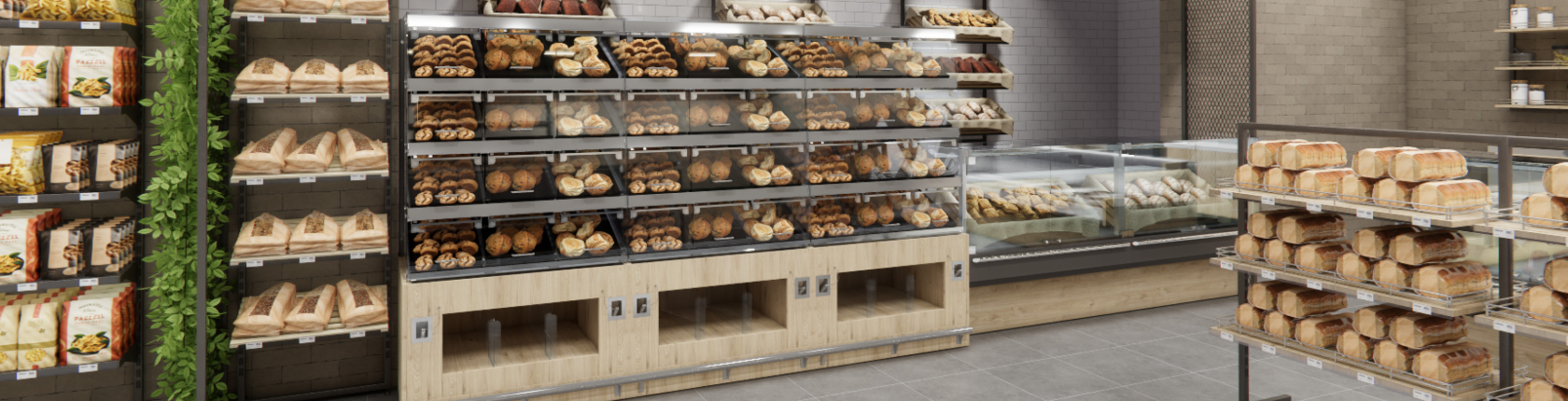 umdasch smart bakery box in a store environment