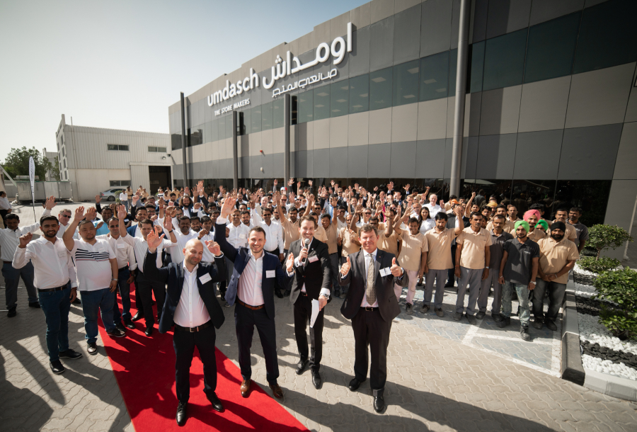Eröffnung neues Büro- und Produktionsgebäude von umdasch in Dubai