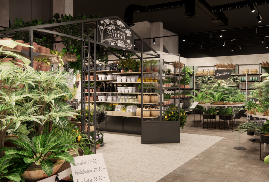 Salon Verde das neue Stadkonzept von bellaflora
