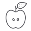 Frisches Obst und Getränke