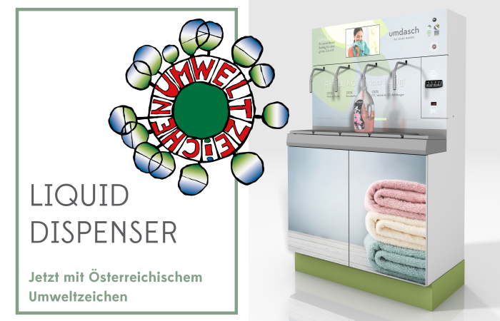 Der Liquid Dispenser erhält das Österreichische Umweltzeichen