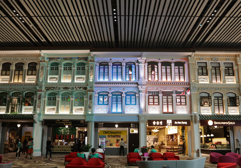 Terminal 4 - Heritage Zone.  (C) Changi Airport Group