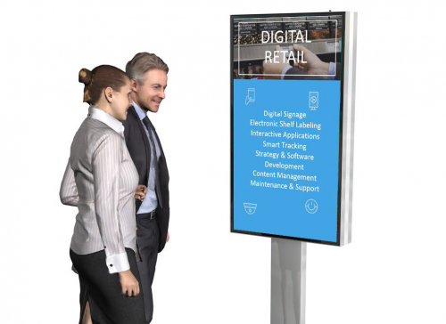 Umdasch Digital Signage Stele